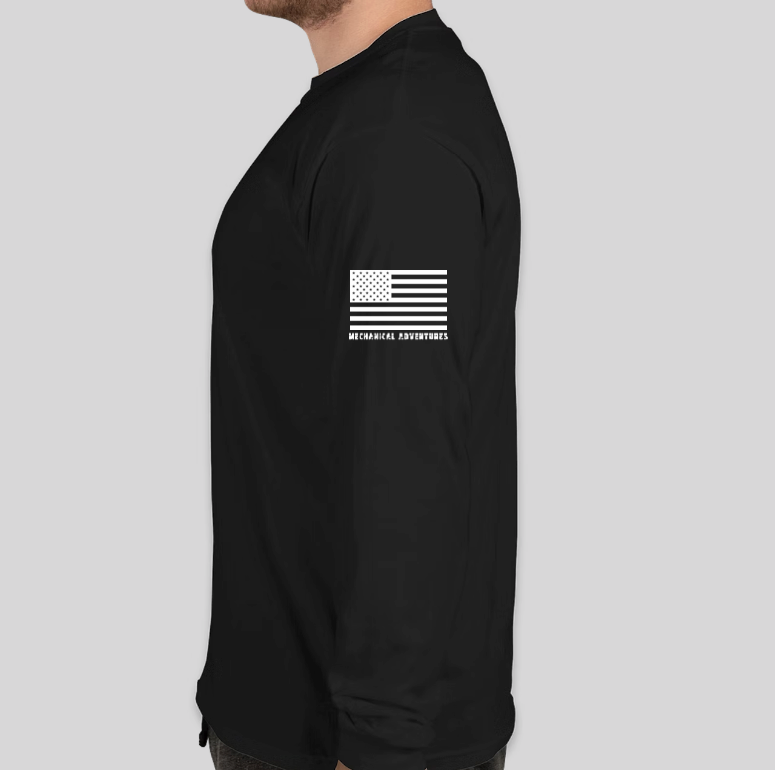 Long Sleeve MAd Tee - Black